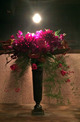 ワインバーの花装飾の画像